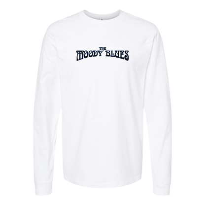 Men's The Moody Blues Logo  Cotton Long Sleeve T-Shirt