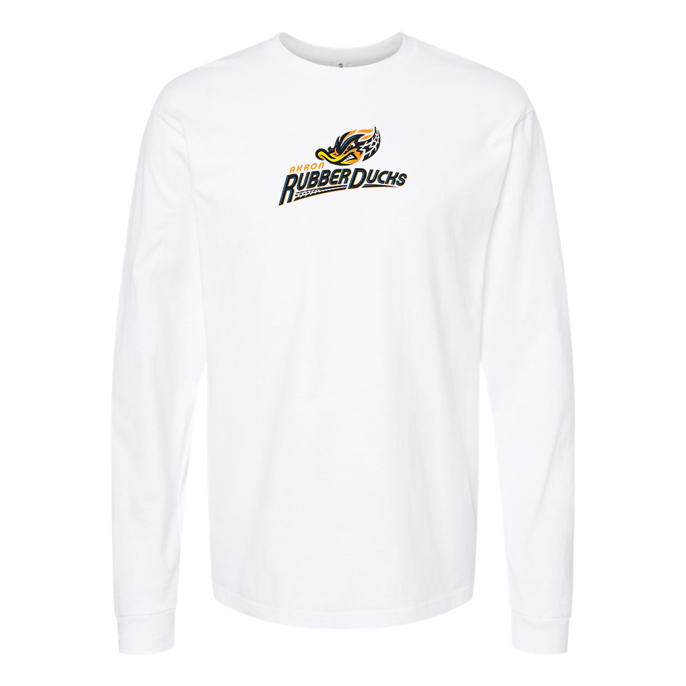 Men's Akron RubberDucks Logo Long Sleeve T-Shirt