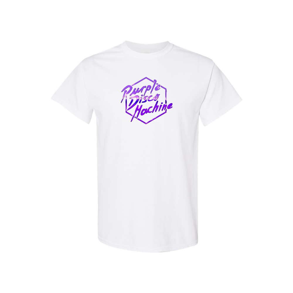 Men's Purple Disco Machine Cotton T-Shirt