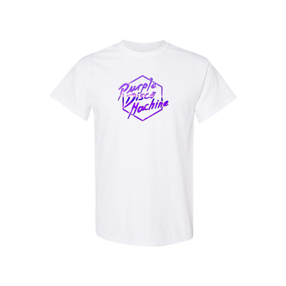 Men's Purple Disco Machine Cotton T-Shirt