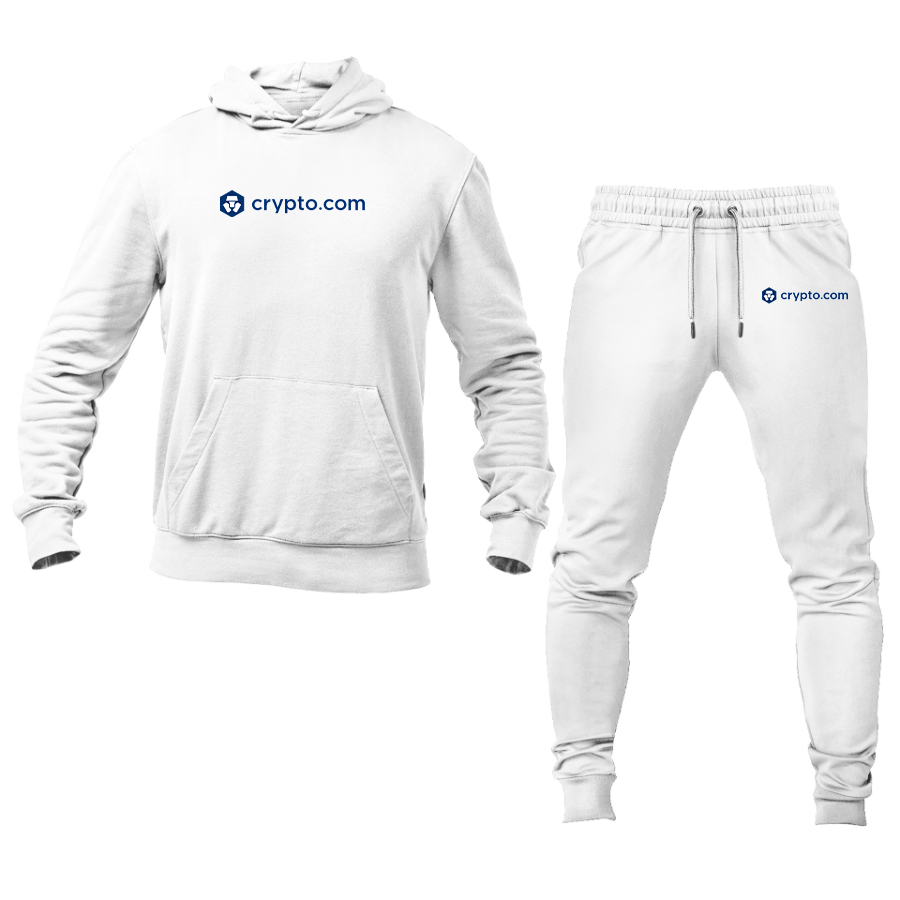 Men's Crypto.Com  Logo Hoodie Joggers Set