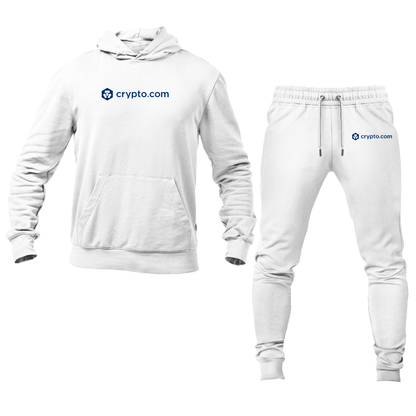 Men's Crypto.Com  Logo Hoodie Joggers Set