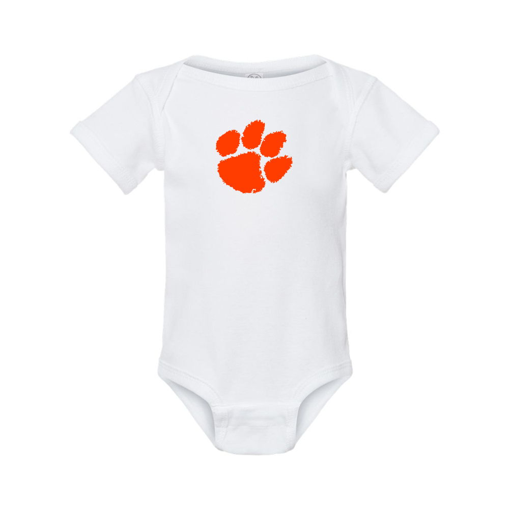 Clemson Tigers  Rabbit Skins Infant Baby Rib Bodysuit