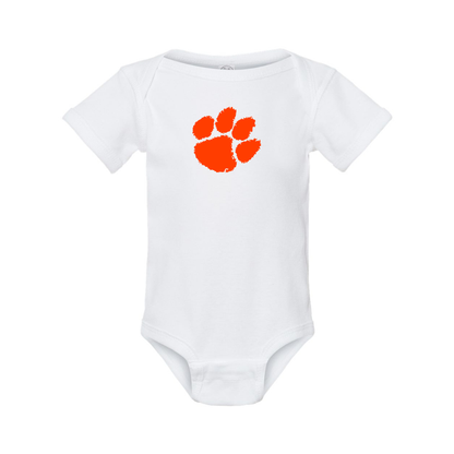 Clemson Tigers  Rabbit Skins Infant Baby Rib Bodysuit