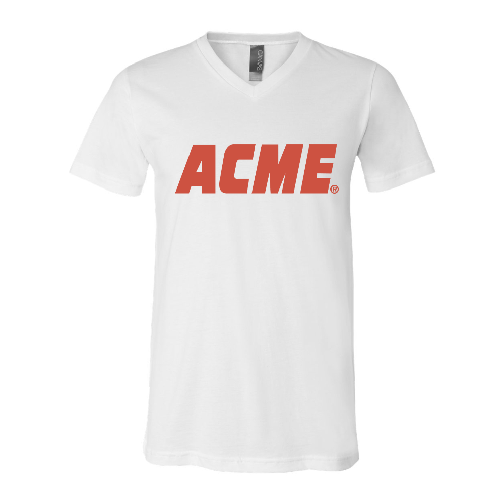 ACME Logo BELLA  CANVAS - Jersey V-Neck T-Shirt