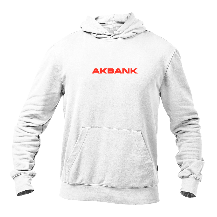 Men's Akbank Logo   Pullover Hoodie