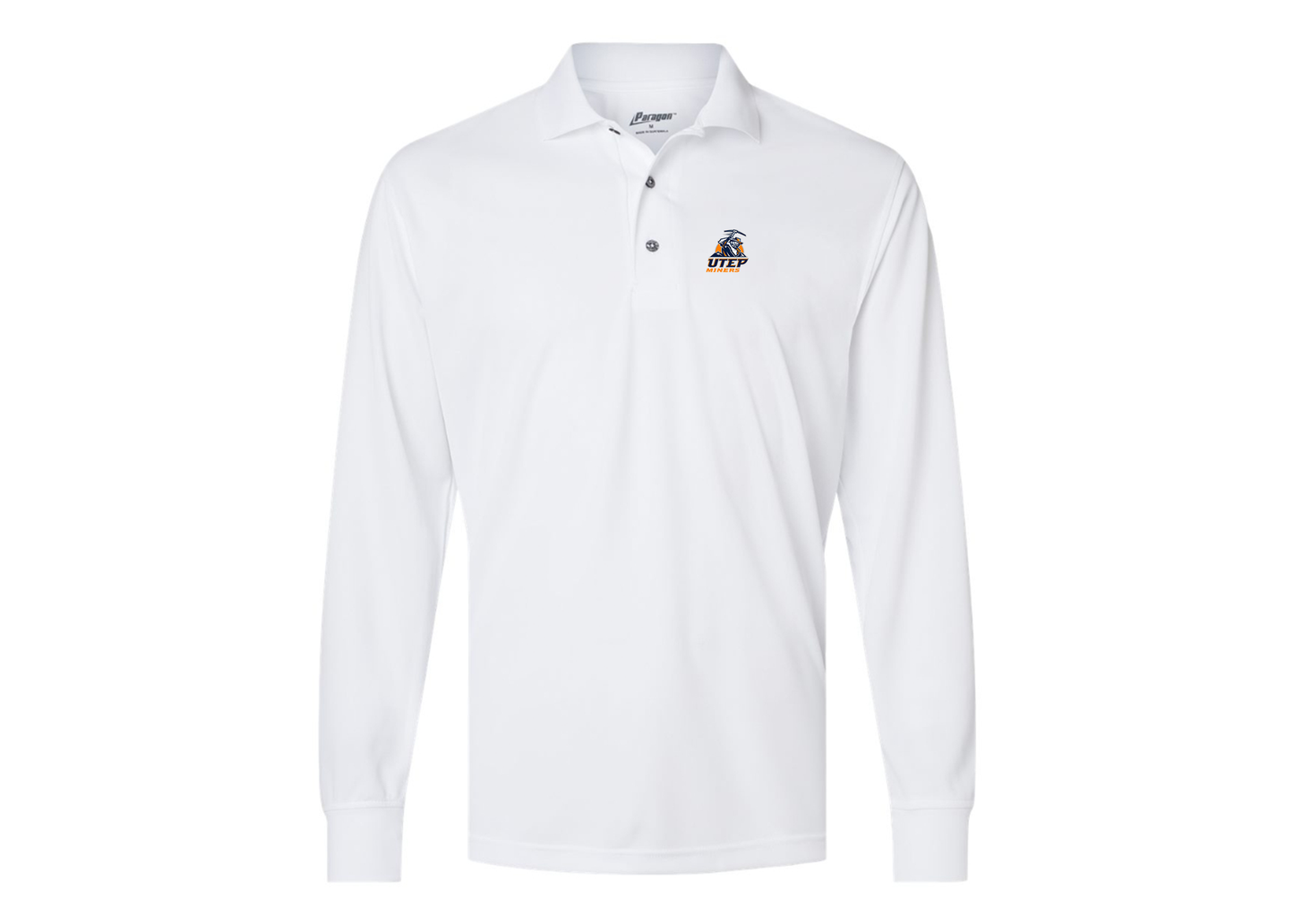 Men's UTEP Miners Paragon Prescott Long Sleeve Polo