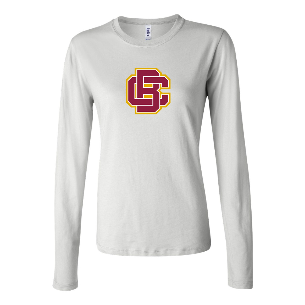 BELLA CANVAS Women’s Bethune Cookman Wildcats  Jersey Long Sleeve Tee