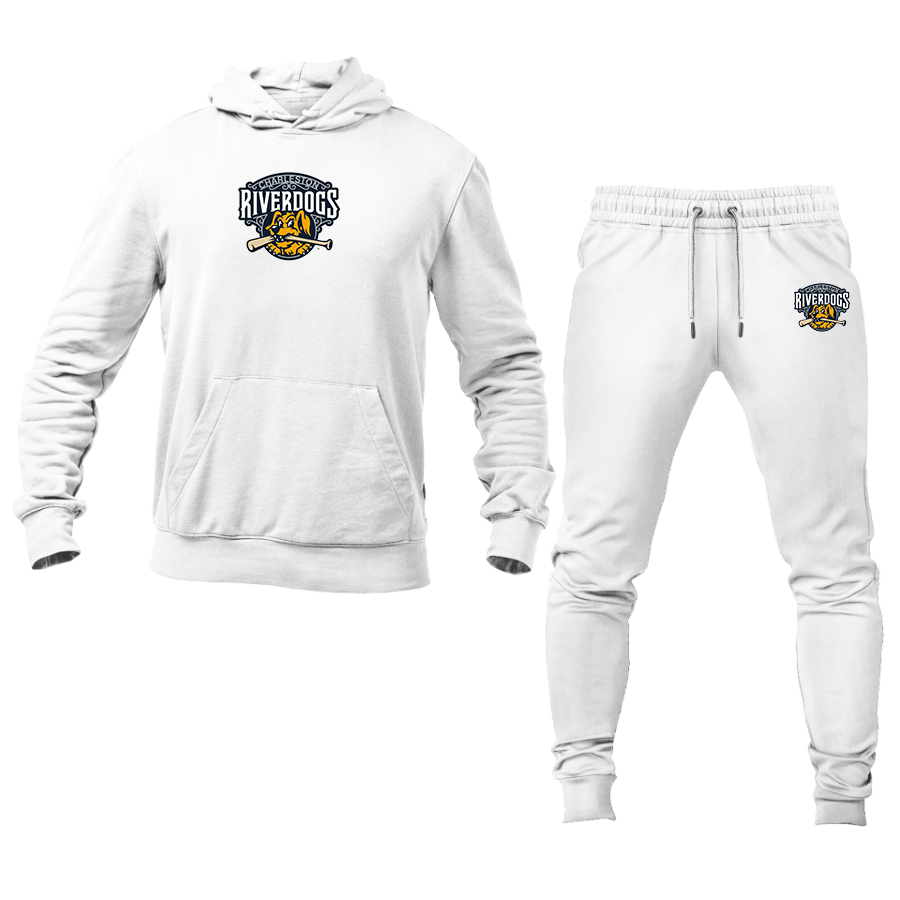 Men's Charleston RiverDogs Logo Hoodie Joggers Set