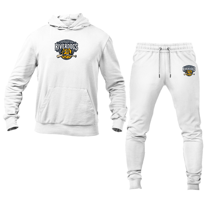 Men's Charleston RiverDogs Logo Hoodie Joggers Set