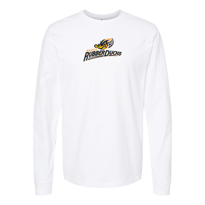 Youth Akron RubberDucks Logo Cotton Long Sleeve T-Shirt