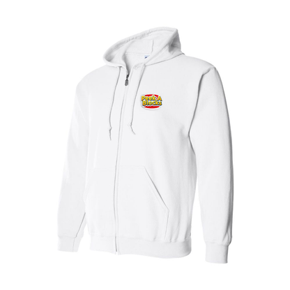 Men's Peek A Blocks Logo Zipper Hoodie