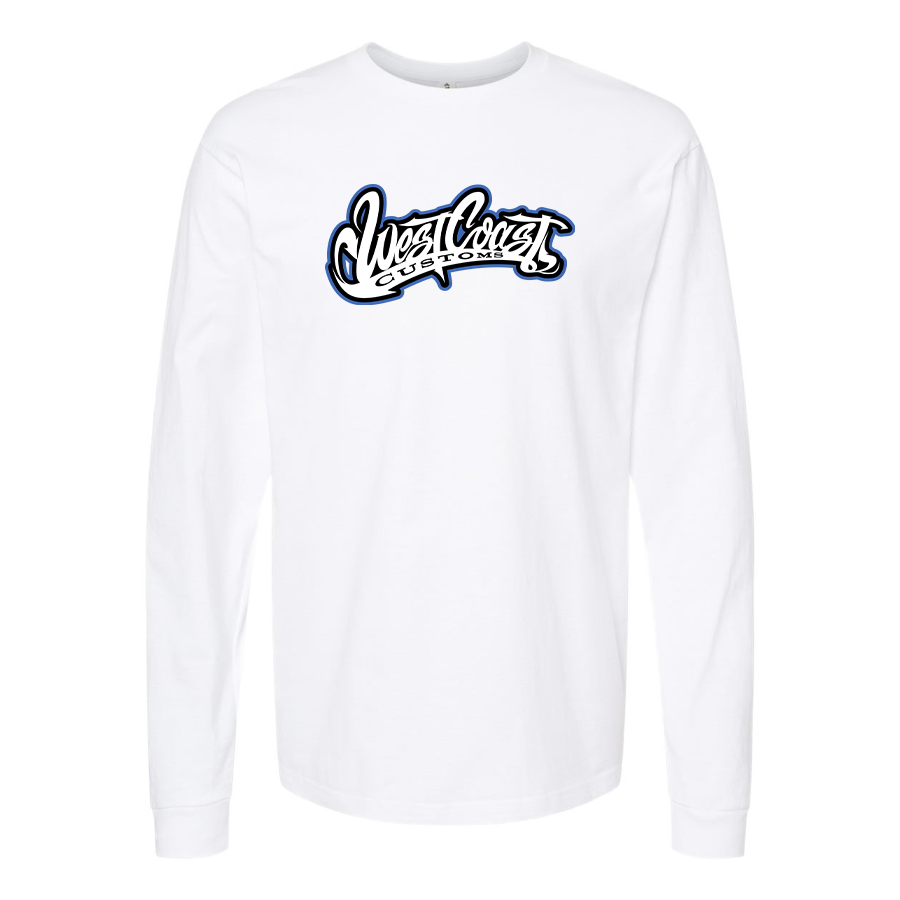 Men's West Coast Customs Logo  Cotton Long Sleeve T-Shirt