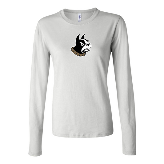 BELLA CANVAS Women’s Wofford Terriers Jersey Long Sleeve Tee