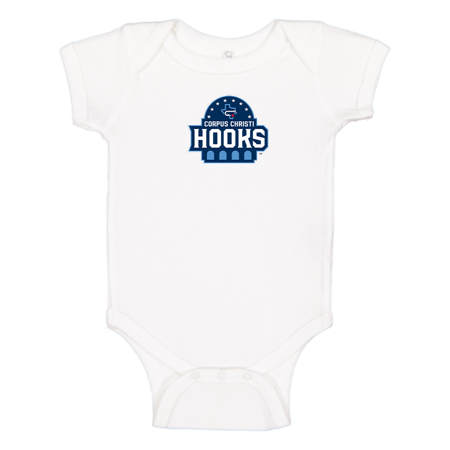 Corpus Christi Hooks Logo Baby Onesie Romper