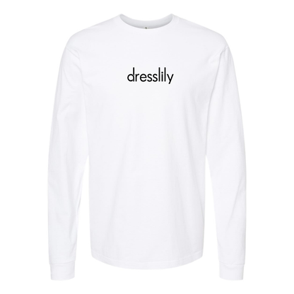 Men's DressLily Logo Cotton Long Sleeve T-Shirt