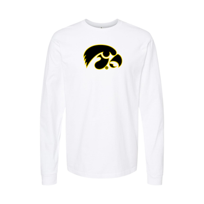 Men's Lowa Hawkeyes Logo Long Sleeve T-Shirt