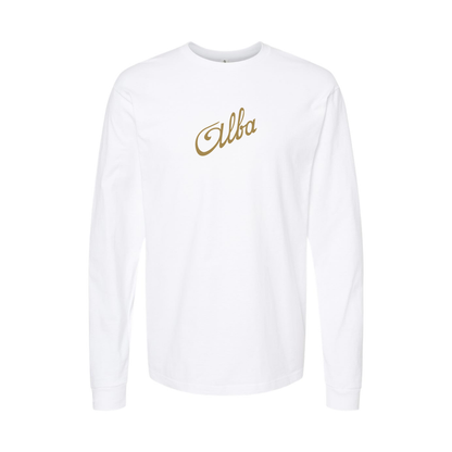 Youth Automobiles Alba Logo Cotton Long Sleeve T-Shirt