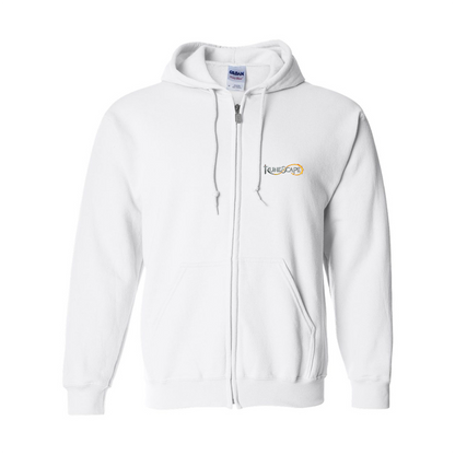 Men's Runescape Logo Gildan  Heavy Blend Full Zip Hooded Sweatshirt