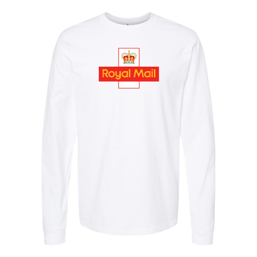 Men's  Royal Mail    Logo Cotton Long Sleeve T-Shirt