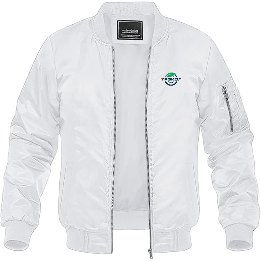 Men's TREKOL Logo Lightweight Bomber Jacket Windbreaker Softshell Varsity Jacket Coat