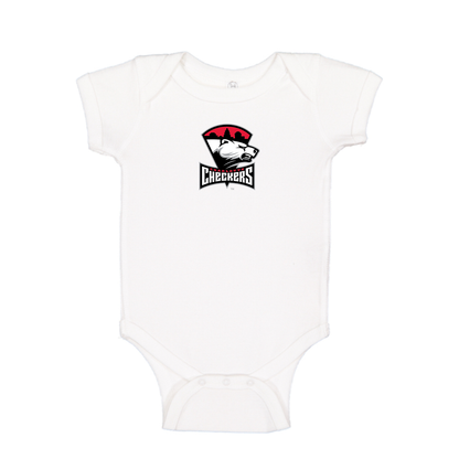 Charlotte Checkers Logo Baby Romper Onesie