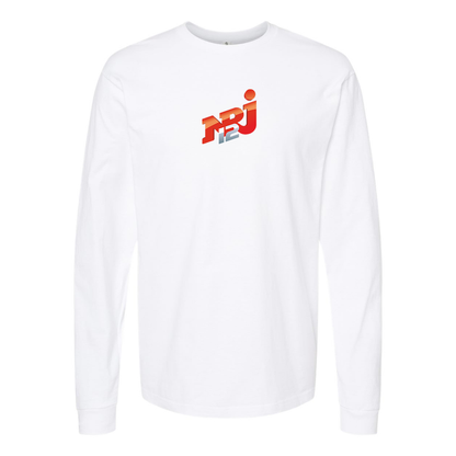 Men's NRJ 12 Logo Cotton Long Sleeve T-Shirt