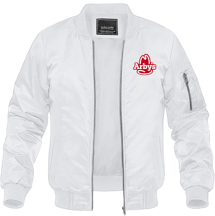Men's Arbys Lightweight Bomber Jacket - White