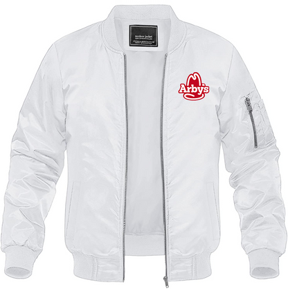 Men's Arbys Lightweight Bomber Jacket - White
