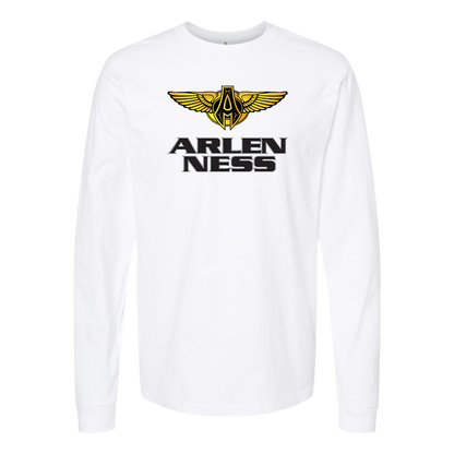 Men's Arlen Ness  Logo Cotton Long Sleeve T-Shirt