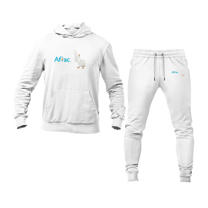 Men's Aflac Logo and Duck Hoodie Joggers Set