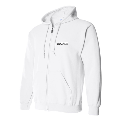 Men's Ericdress Logo Zipper Hoodie