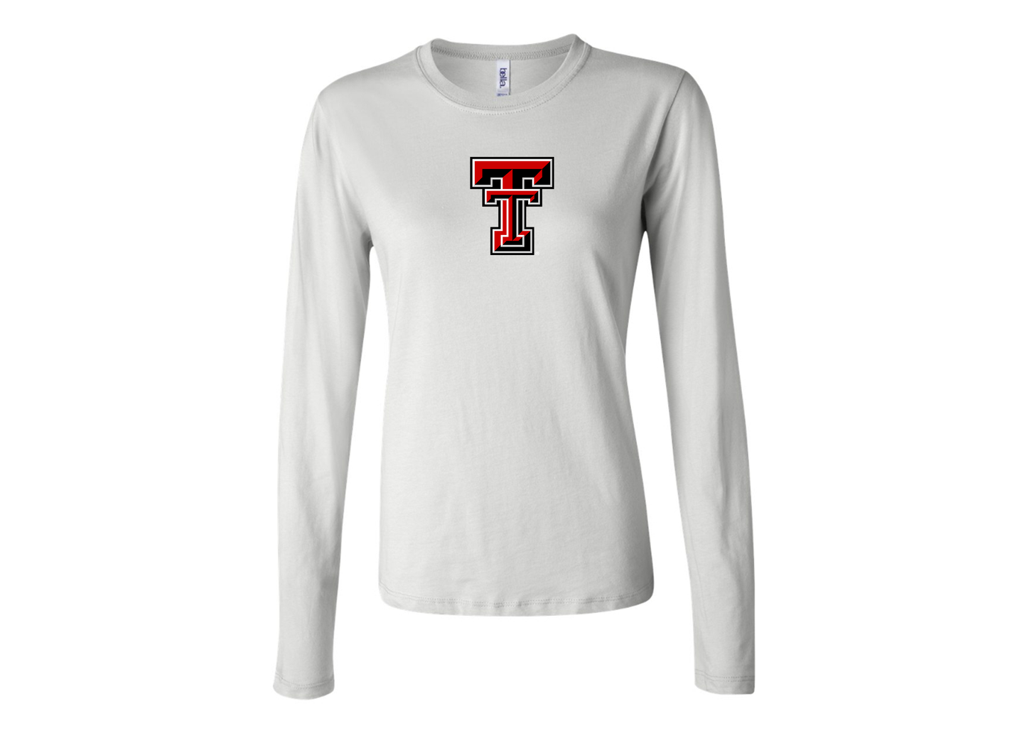 BELLA CANVAS Women’s Texas Tech Red Raiders Jersey Long Sleeve Tee