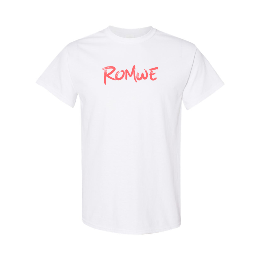 Men's Romwe Logo Cotton T-Shirt