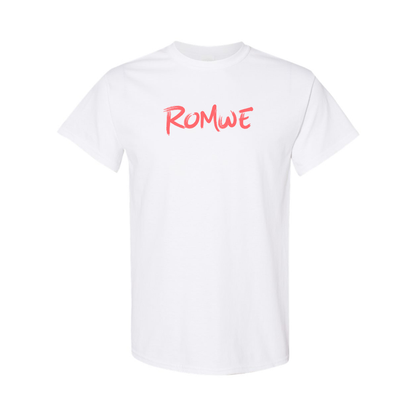Men's Romwe Logo Cotton T-Shirt