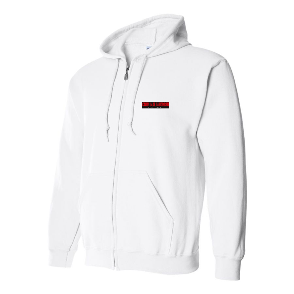 Men's Criminal Minds Logo Zipper Hoodie