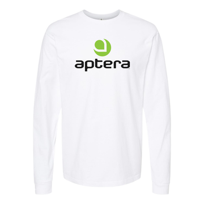 Men's  Aptera Motors Logo Cotton Long Sleeve T-Shirt