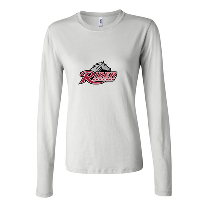 BELLA CANVAS Women’s Rider Broncs Logo Jersey Long Sleeve Tee