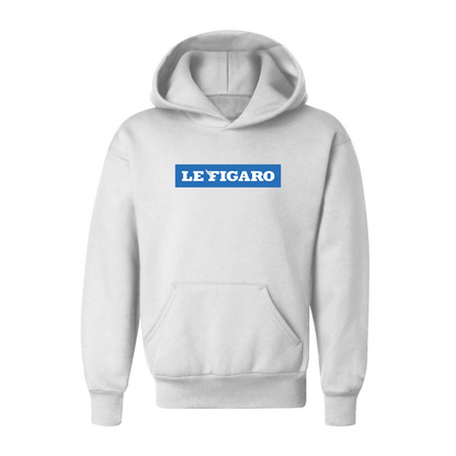 Youth Le Figaro Logo Pullover Hoodie