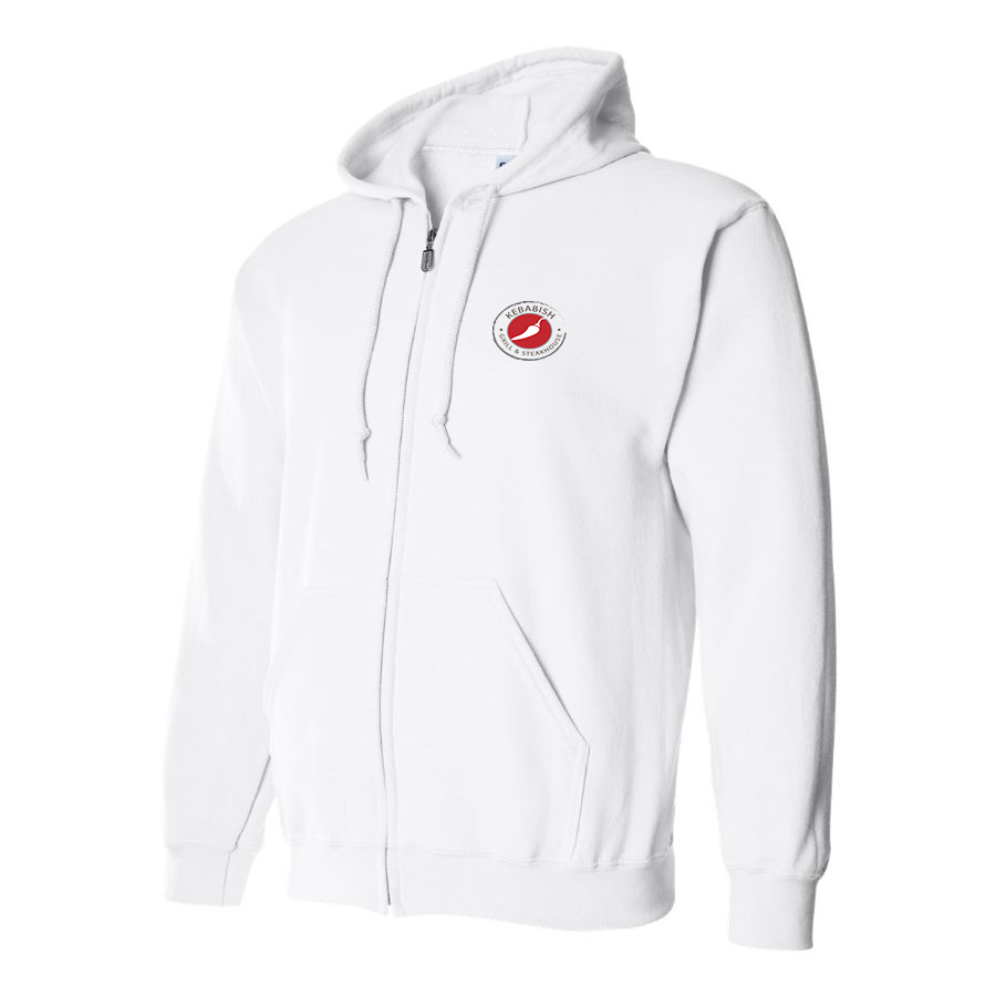 Men's Kebabish Grill & Steakhouse Logo Zipper Hoodie