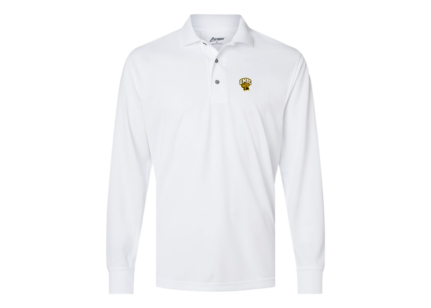 Men's UMBC Retrievers Paragon Prescott Long Sleeve Polo