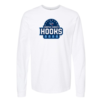 Men's Corpus Christi Hooks Logo Cotton Long Sleeve T-Shirt