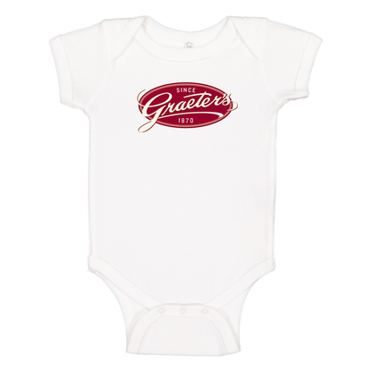 Graeters Logo Baby Onesie Romper