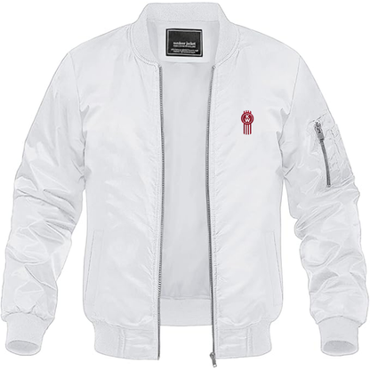 Men's  Kenworth Logo Lightweight Bomber Jacket Windbreaker Softshell Varsity Jacket Coat