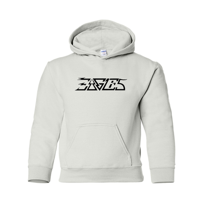 Youth Eagles Gildan Heavy Blend  Hooded Sweatshirt