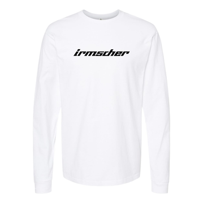 Men's Irmscher Logo Cotton Long Sleeve T-Shirt