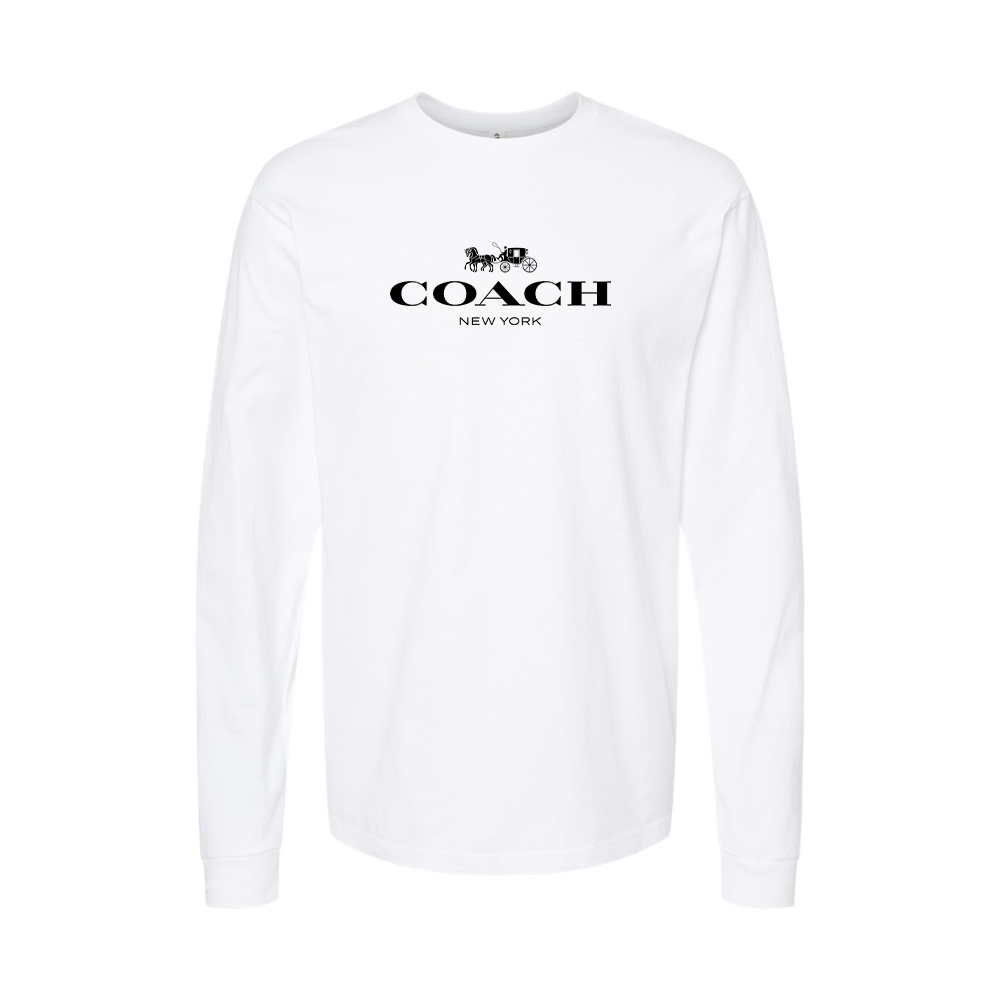 Youth Coach Logo Cotton Long Sleeve T-Shirt