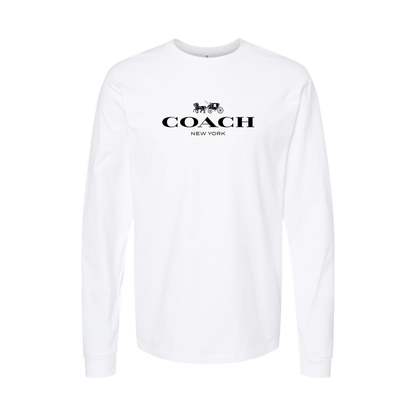 Youth Coach Logo Cotton Long Sleeve T-Shirt