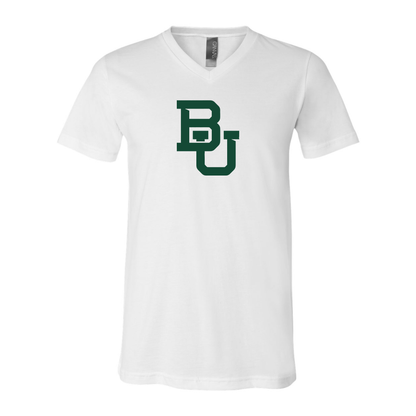 Baylor Bears  BELLA  CANVAS - Jersey V-Neck T-Shirt
