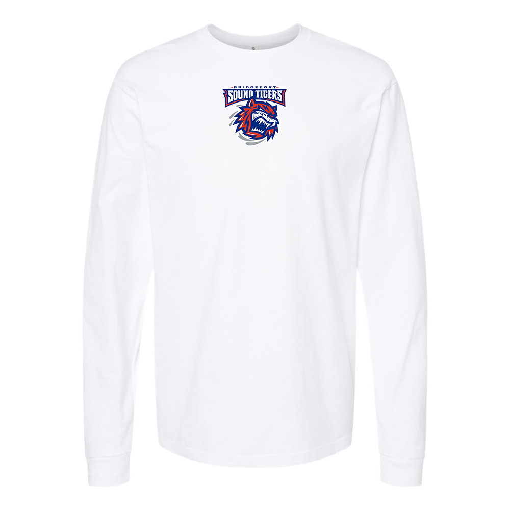 Men's Bridgeport Sound Tigers Logo Long Sleeve T-Shirt